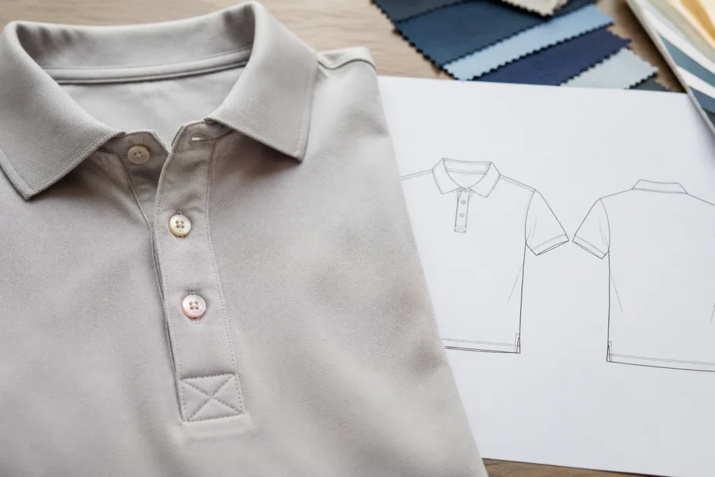polo shirt placket construction details polo shirt placket construction details
