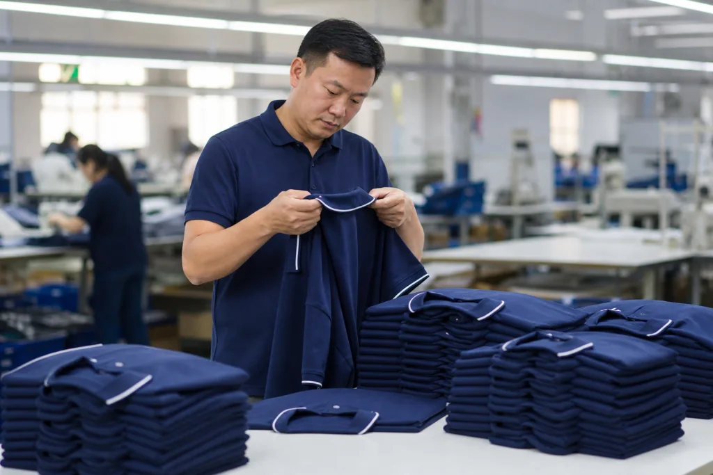 corporate polo shirts quality inspection corporate polo shirts quality inspection