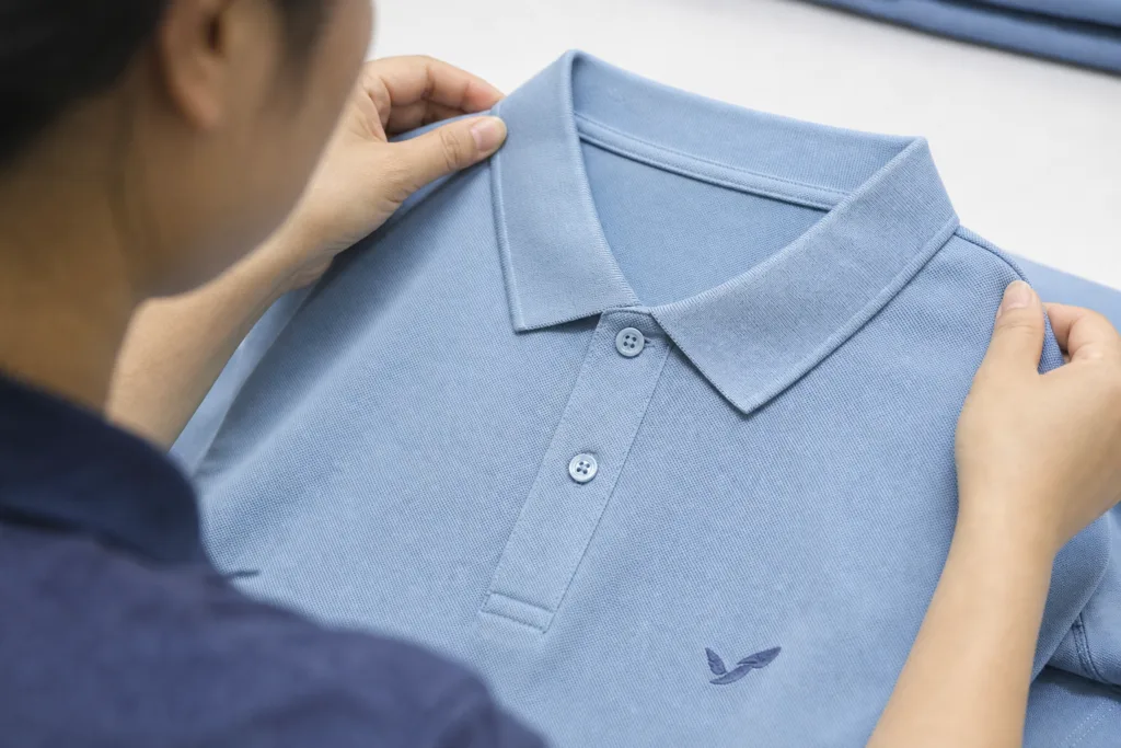 custom team polos quality inspection custom team polos quality inspection