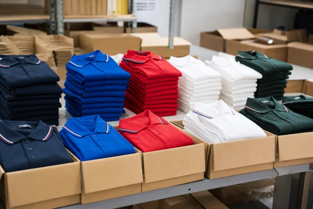 custom team polos sorted packaging custom team polos sorted packaging