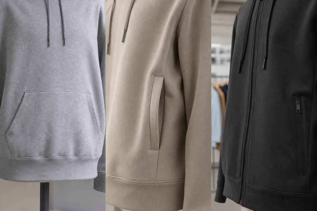 comparing hoodie pocket types comparing hoodie pocket types