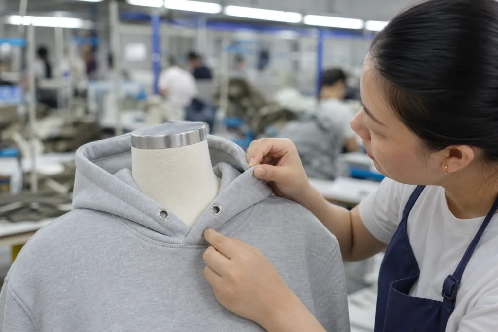 hoodie hood quality qc inspection hoodie hood quality qc inspection