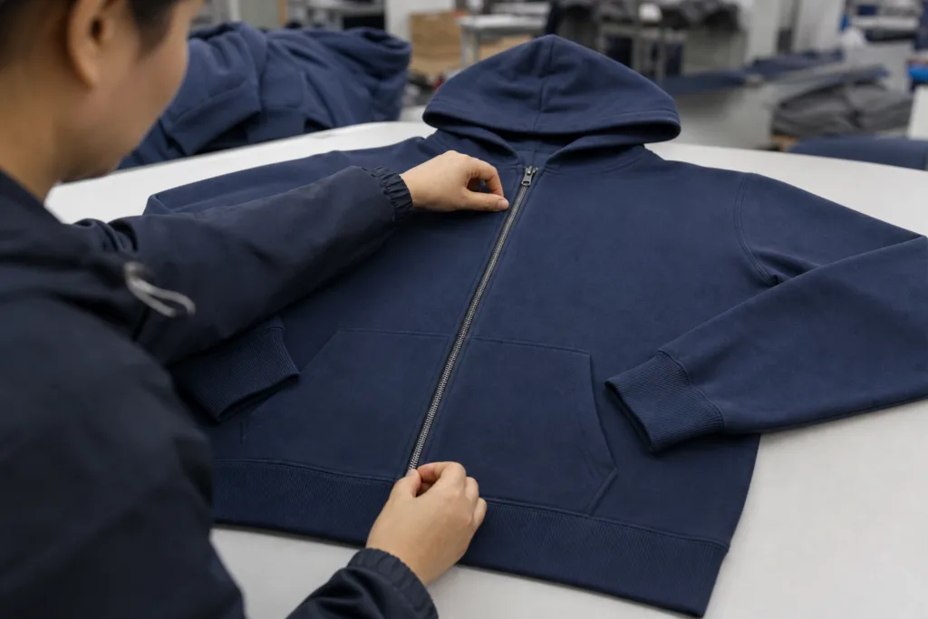 zip up hoodie zipper quality inspection zip up hoodie zipper quality inspection